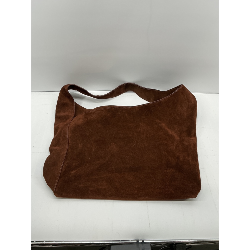 Italian Suede Slouchy Shoulder Bag